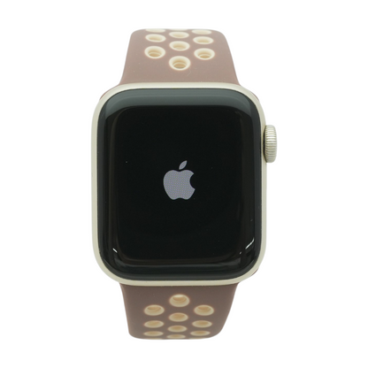 40mm Series SE 2 Starlight Smartwatch Brown Band S/M