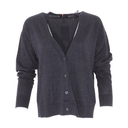 Charcoal Cardigan Sweater