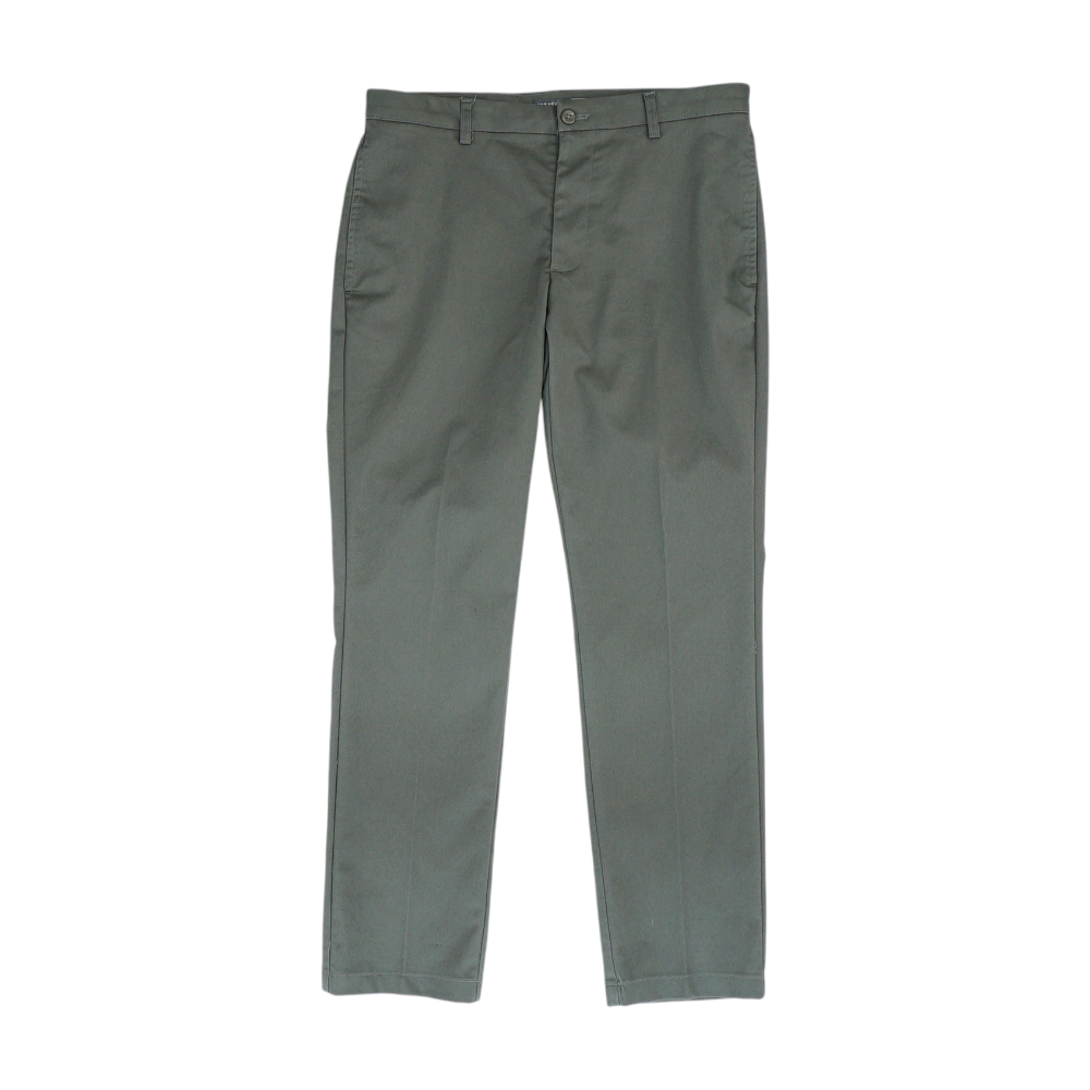 Van Heusen Gray Straight Pants – Image 1