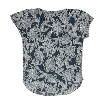 Charcoal Floral Blouse