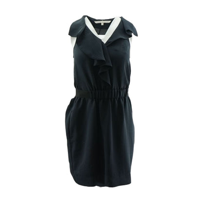 Navy Solid Mini Dress