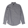 Gray Solid Long Sleeve Button Down