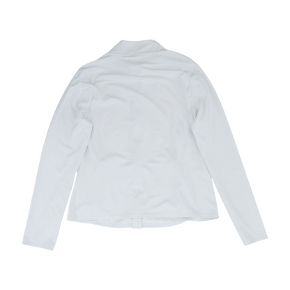 White Solid Active Jacket
