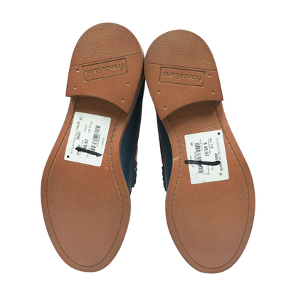 Navy Slip-On Flats