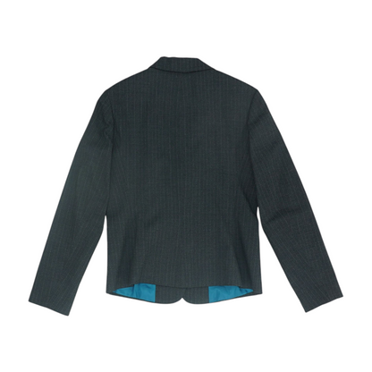 Charcoal Striped Blazer