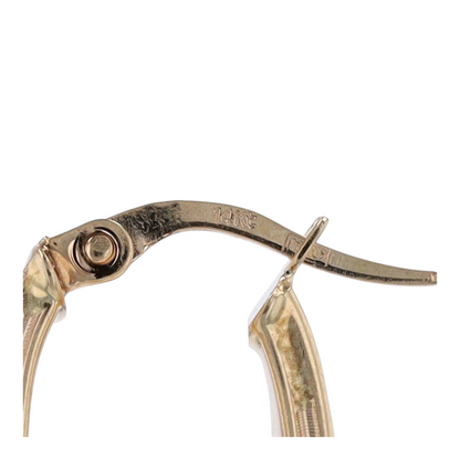14K Yellow Gold Hoop Earrings