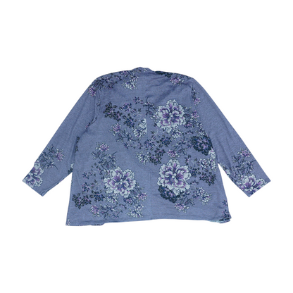 Purple Plus Floral Blouse
