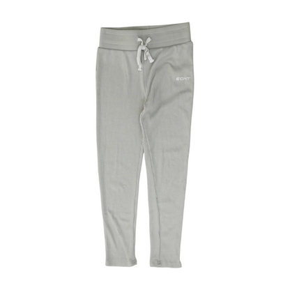 Gray Striped Active Leggings