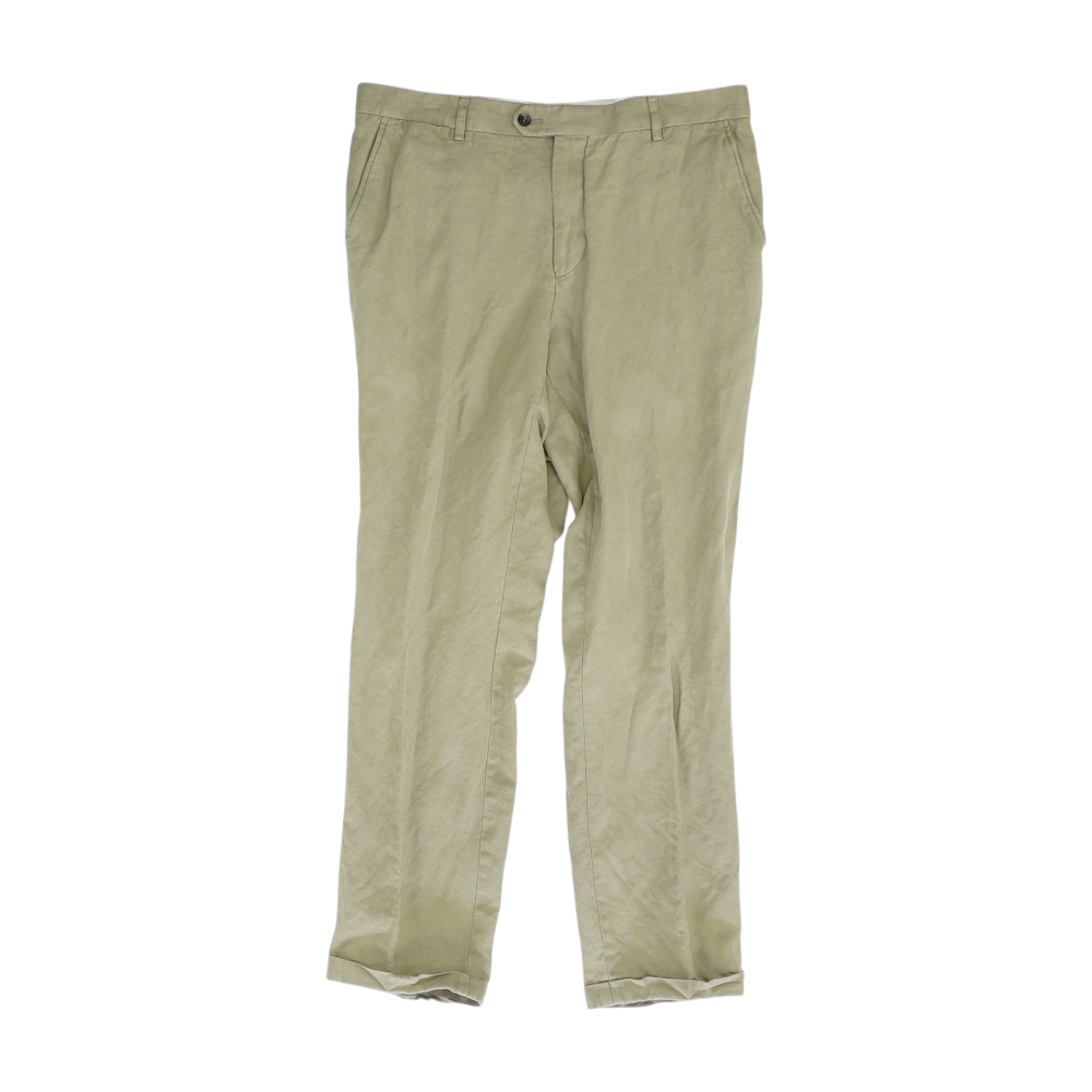 Beige Regular Pants
