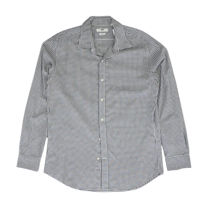 White Check Long Sleeve Button Down