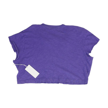 Purple Cropped T-Shirt