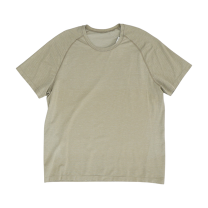Khaki Solid Active T-Shirt