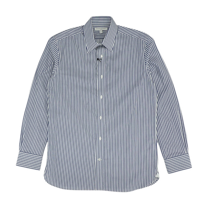 Blue Striped Long Sleeve Button Down