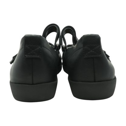 Black Slip-On Flats