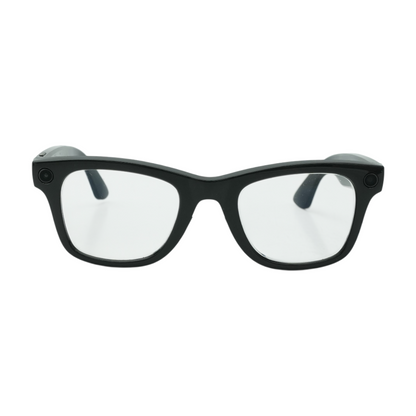 Black Wayfarer Smart Glasses