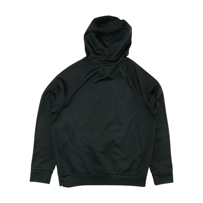 Black Solid Hoodie Pullover