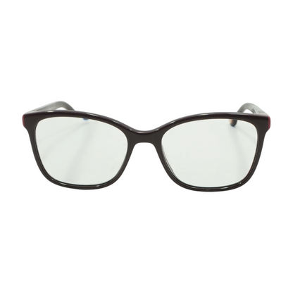 Burgundy VHE894K Square Prescription Eyewear
