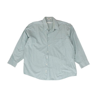Vintage Blue Striped Long Sleeve Button Down