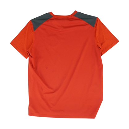 Red Manchester United Solid Active T-Shirt