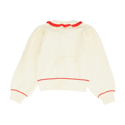 Beige Cardigan Sweater