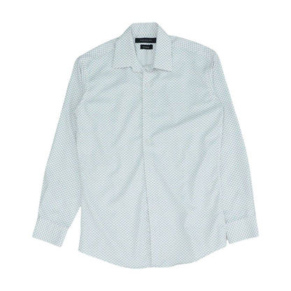 White Misc Long Sleeve Button Down