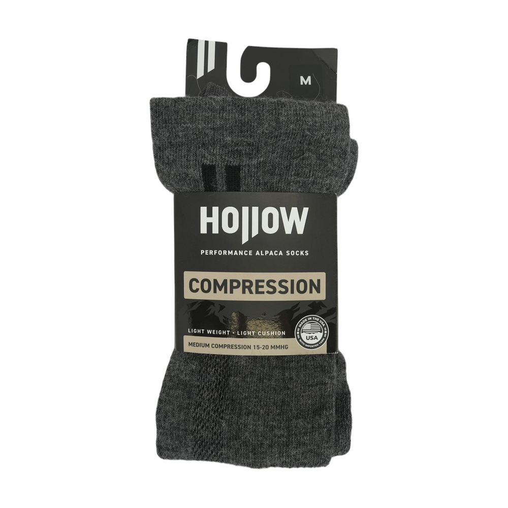 Gray Solid Socks