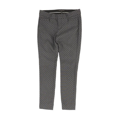 Black Geometric Dress Pants