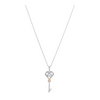 1/5 ctw Sterling Silver Lab Grown Diamond Pendant Necklace