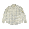 Cream Solid Flannel Button Down