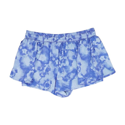Blue Floral Active Shorts