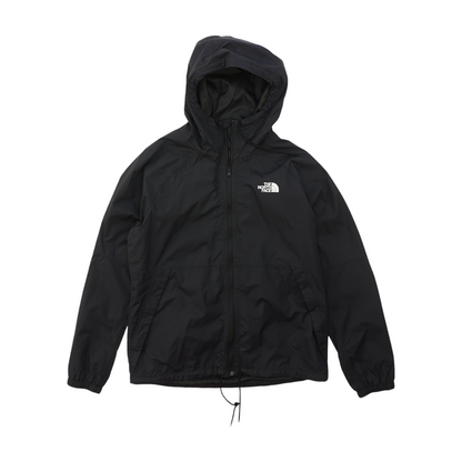 Black Solid Rain Jacket