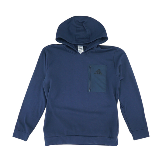 Navy Solid Hoodie Pullover