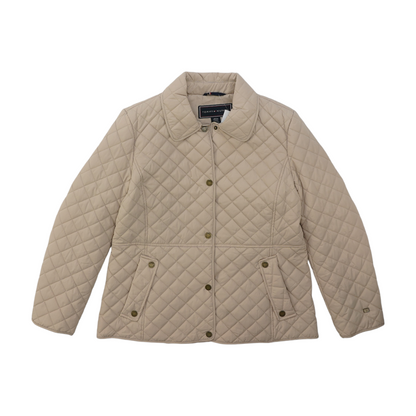 Beige Solid Jacket