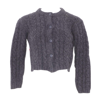 Gray Cardigan Sweater