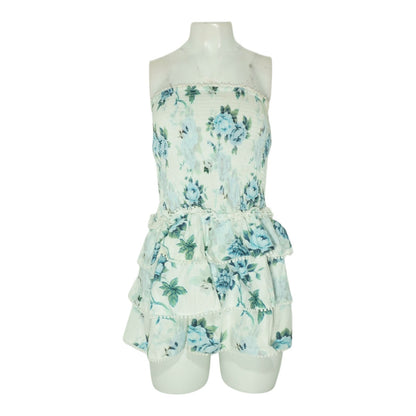 White Floral Mini Dress