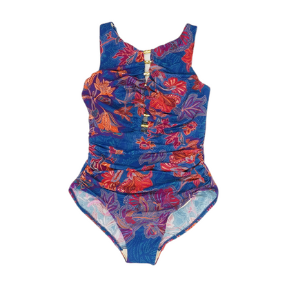 Blue Floral One-Piece