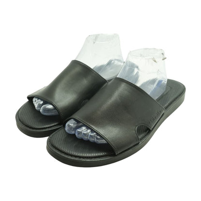 Black Casual Slide Sandals