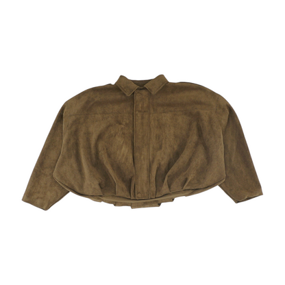 Brown Solid Jacket