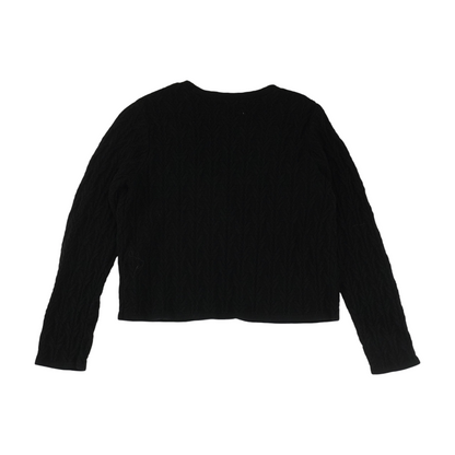Black Cardigan Sweater