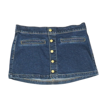 Blue Mini Skirt