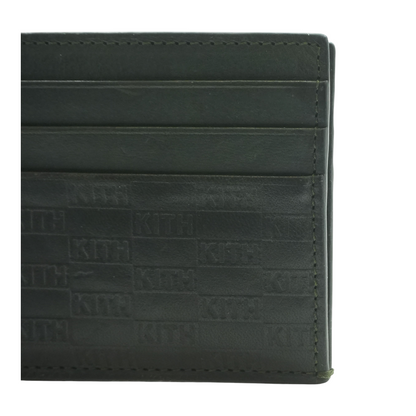 Black Equestrian Kith Monogram Card Holder