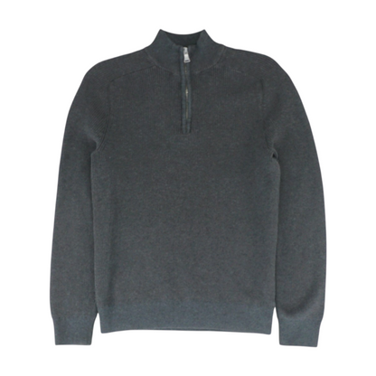 Gray 1/4 Zip Sweater