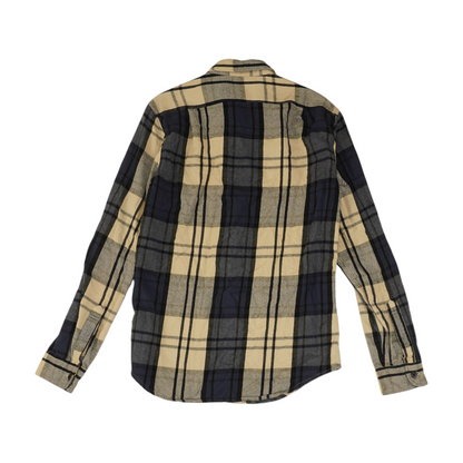Blue Plaid Flannel Button Down