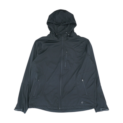 Black Solid Active Jacket