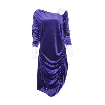 Blue Plus Midi Dress