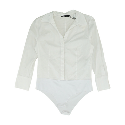 White Bodysuit Blouse