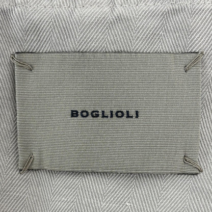 Gray Solid Cotton-Linen Blend Sport Coat