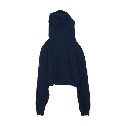 Navy Solid Hoodie Pullover