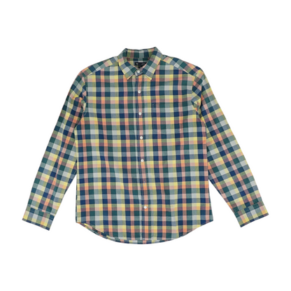 Multi Check Long Sleeve Button Down