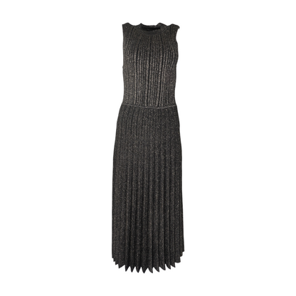 Gold Abstract Maxi Dress